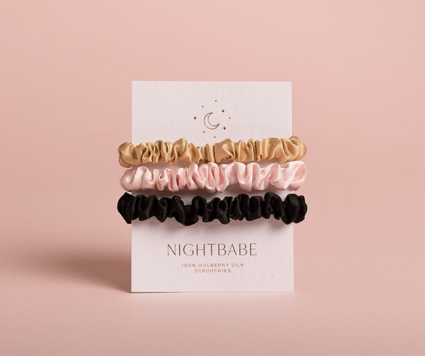 Mini Silk Scrunchie Trio