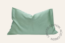 Load image into Gallery viewer, Acid Green - Mulberry Silk Pillowcase

