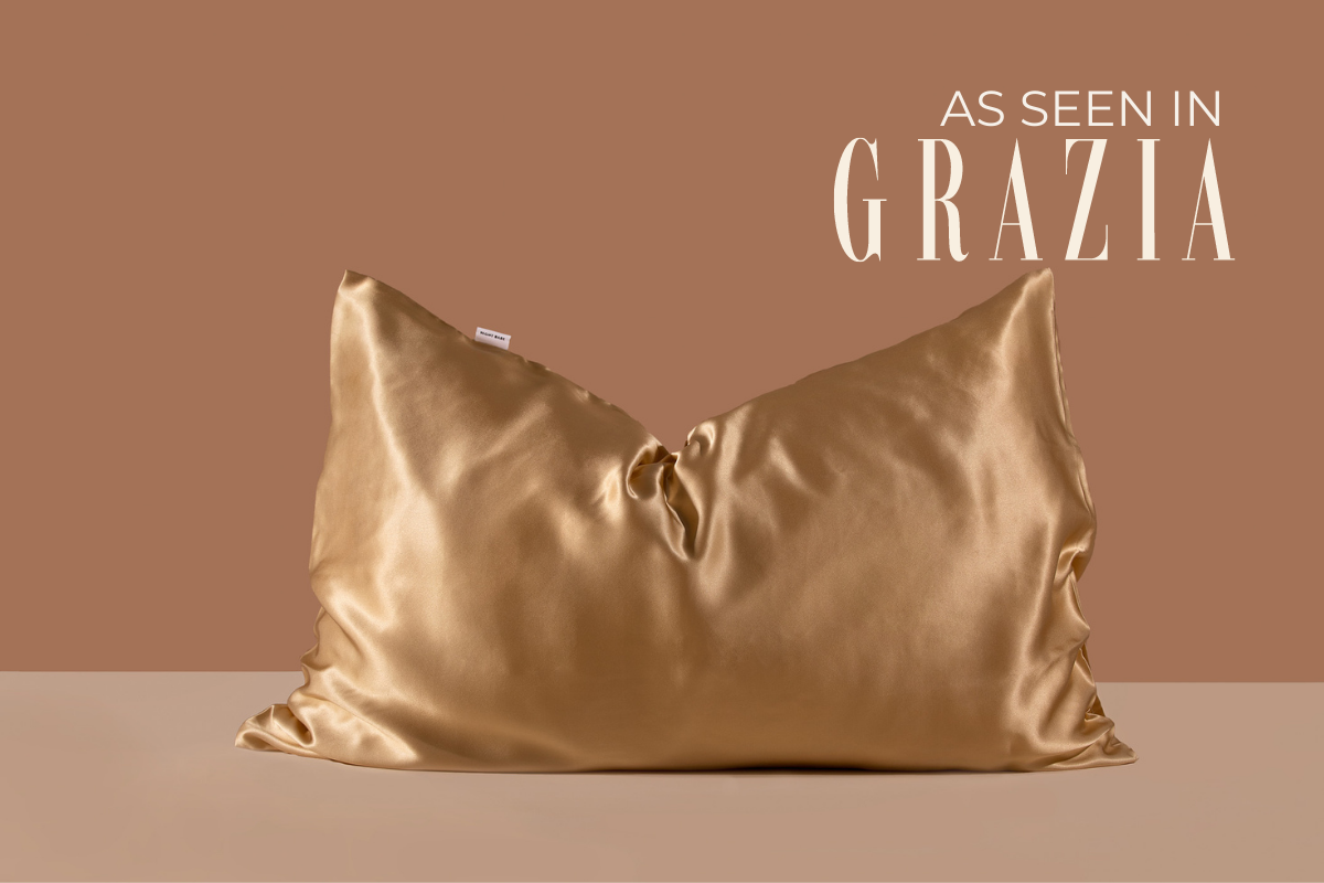 night babe gold silk pillowcase