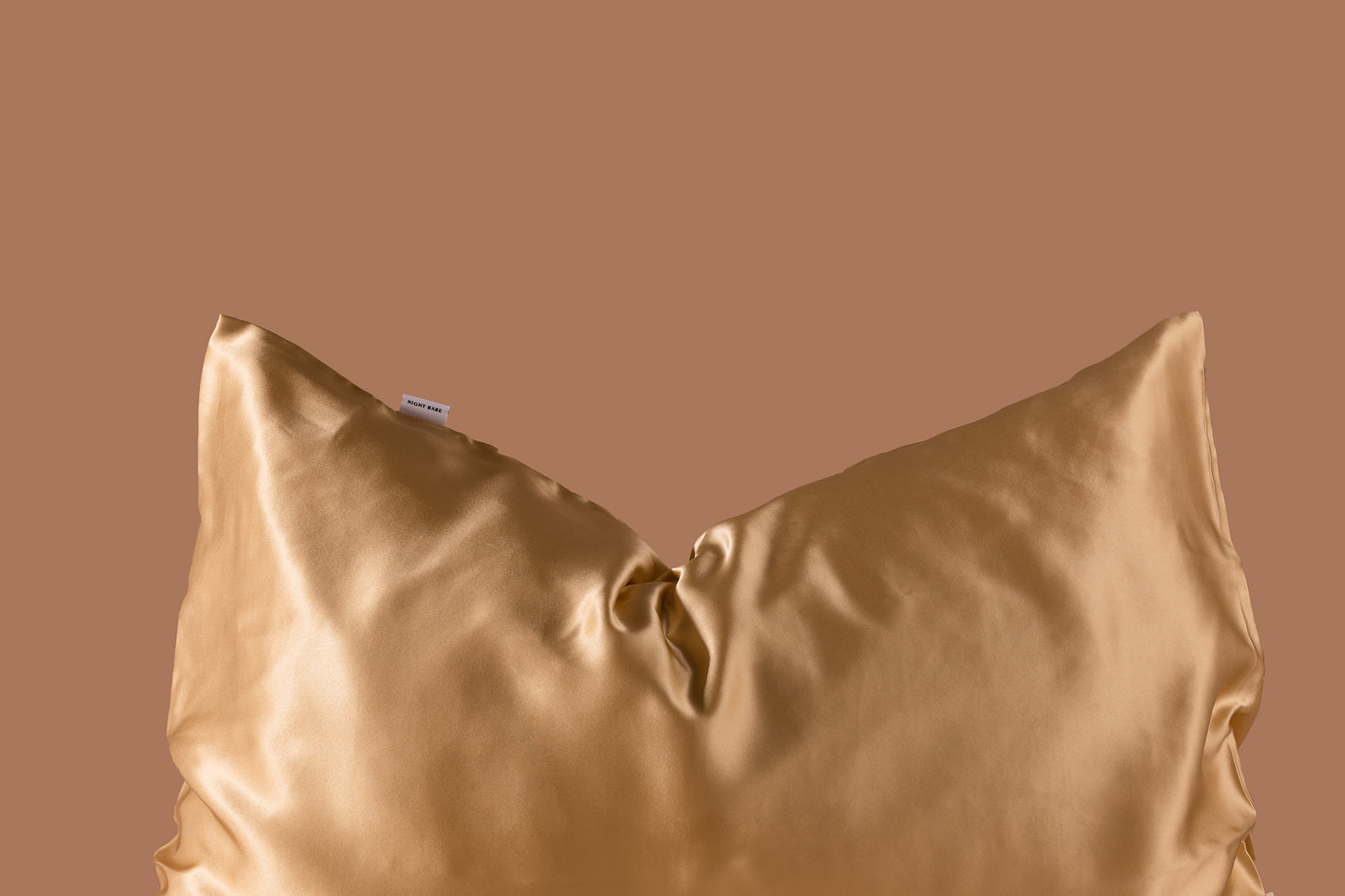 night babe gold silk pillowcase