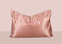 Load image into Gallery viewer, Rose Gold - Mulberry Silk Pillowcase
