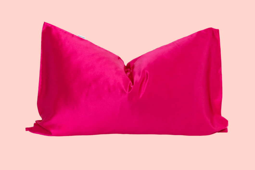 Lollipop Pink - Mulberry Silk Pillowcase