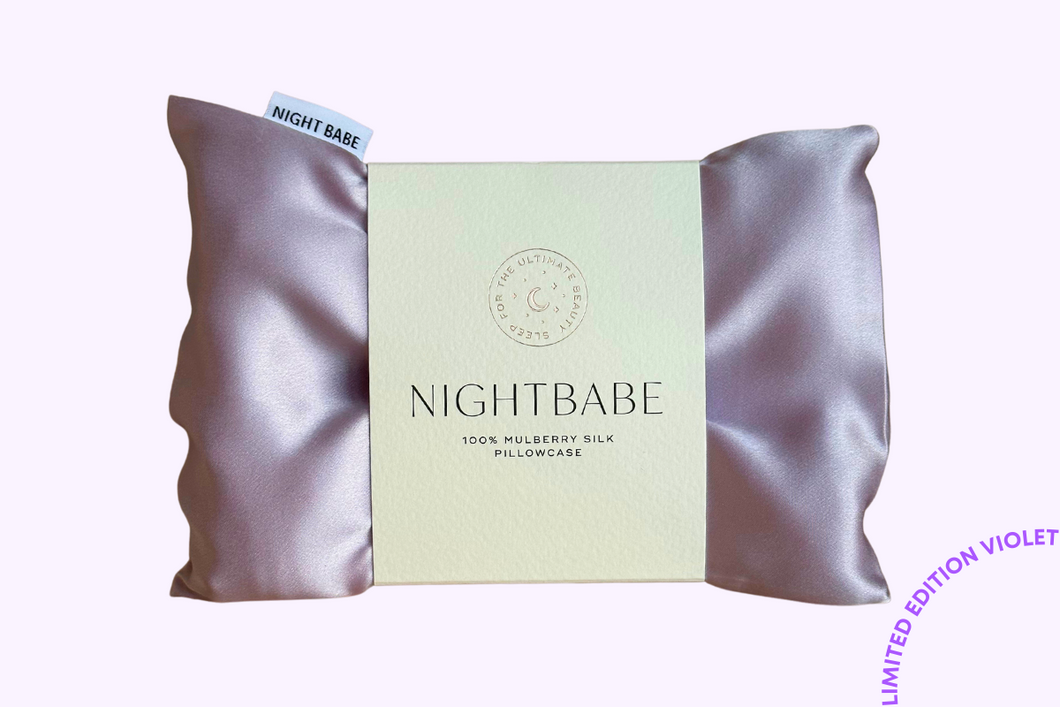 LIMITED EDTION Lilac - Mulberry Silk Pillowcase