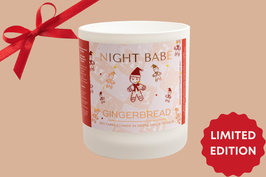 Night Babe Gingerbread Scented Soy Candle - 200ml