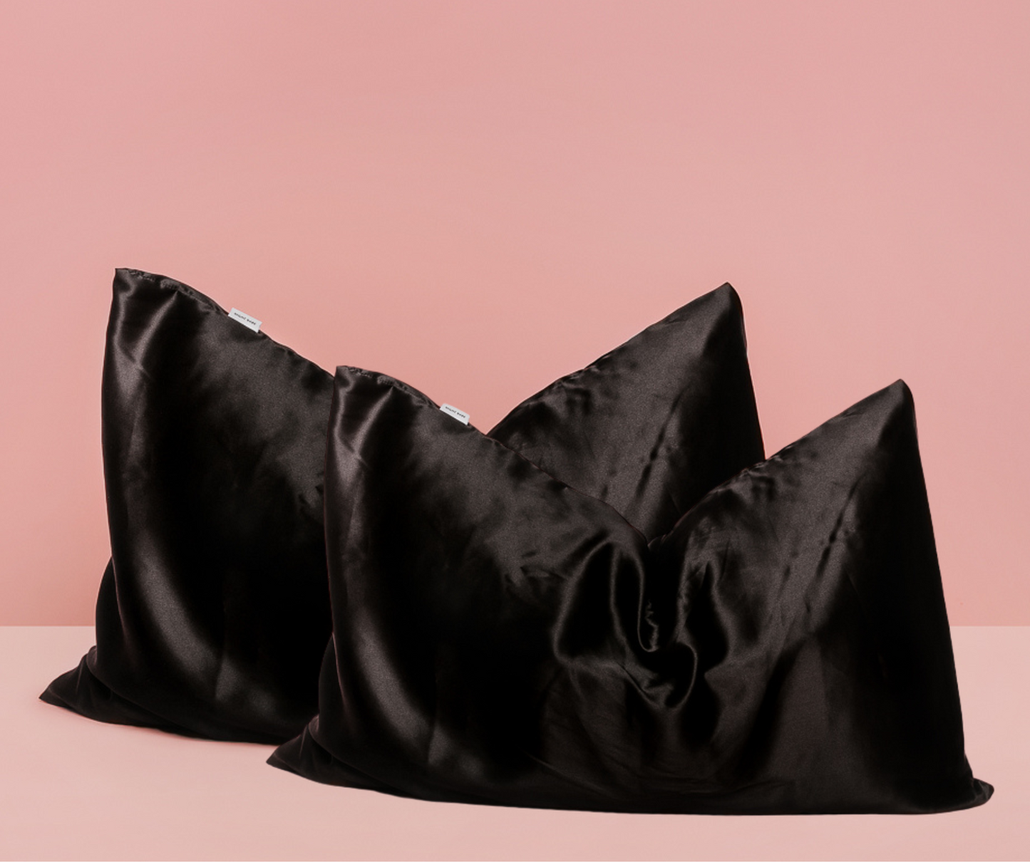 Black Duo - Mulberry Silk Pillowcase Set