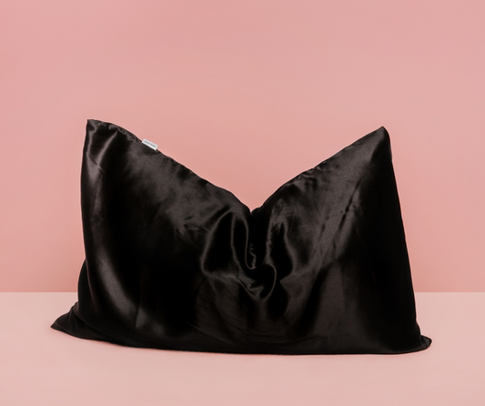 Black - Mulberry Silk Pillowcase