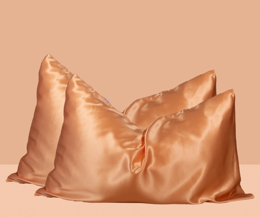 Peach - Mulberry Silk Pillowcase Set