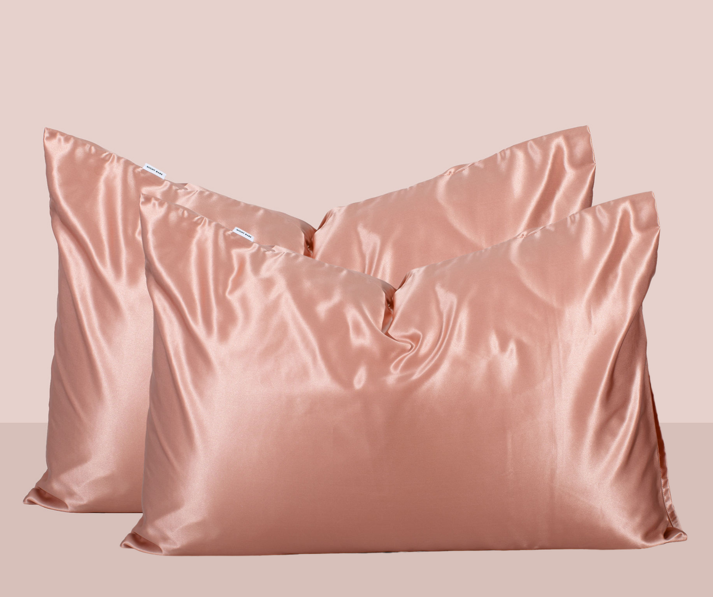 Rose Gold - Mulberry Silk Pillowcase Set