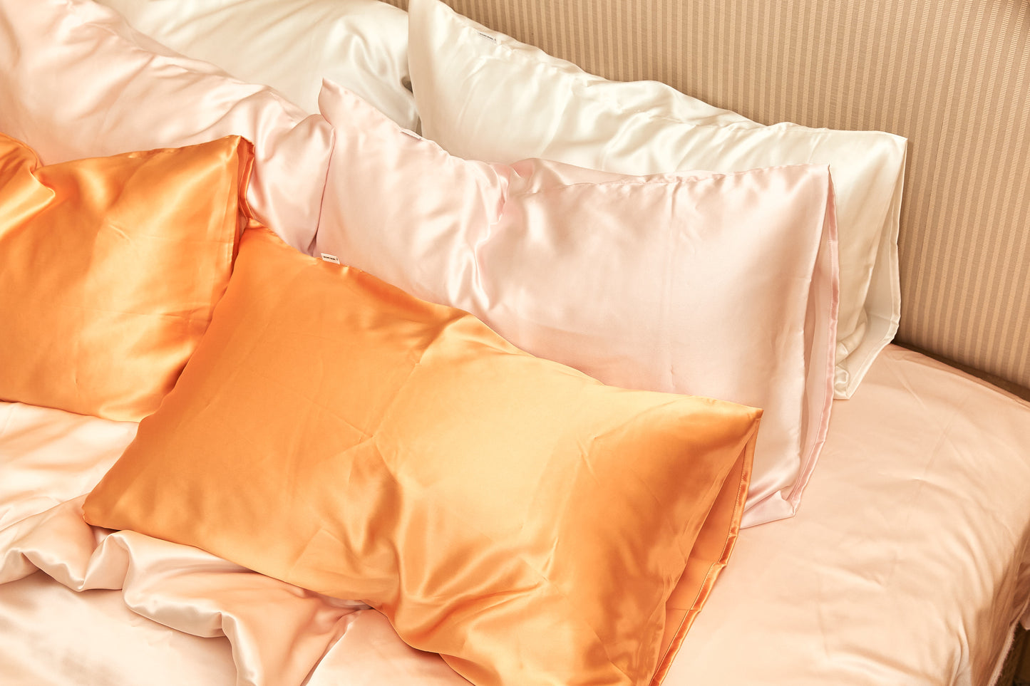 Peach - Mulberry Silk Pillowcase