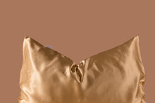 Load image into Gallery viewer, night babe gold silk pillowcase 
