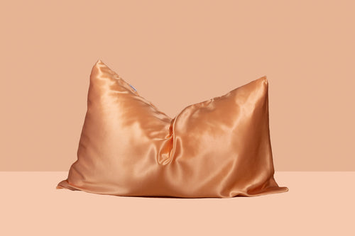 Peach Silk Pillowcase