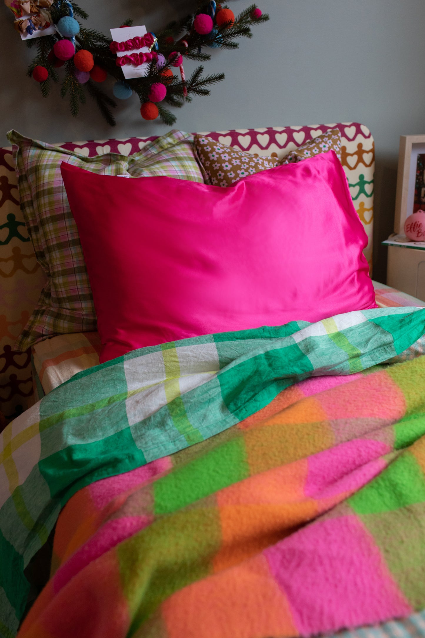 Hot Pink - Mulberry Silk Pillowcase