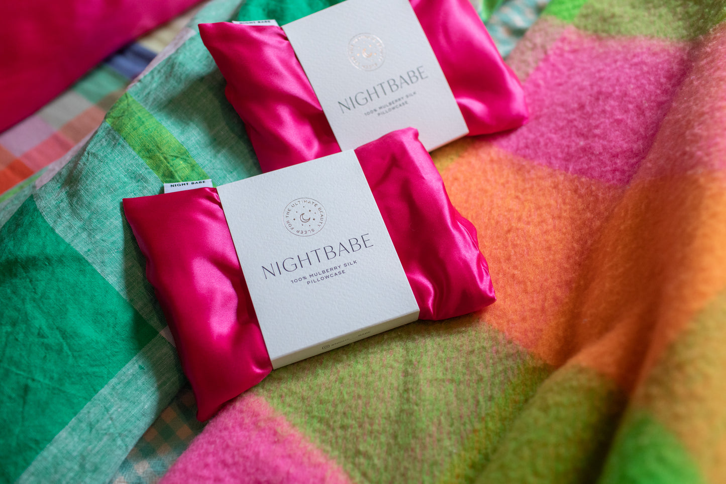 Hot Pink - Mulberry Silk Pillowcase